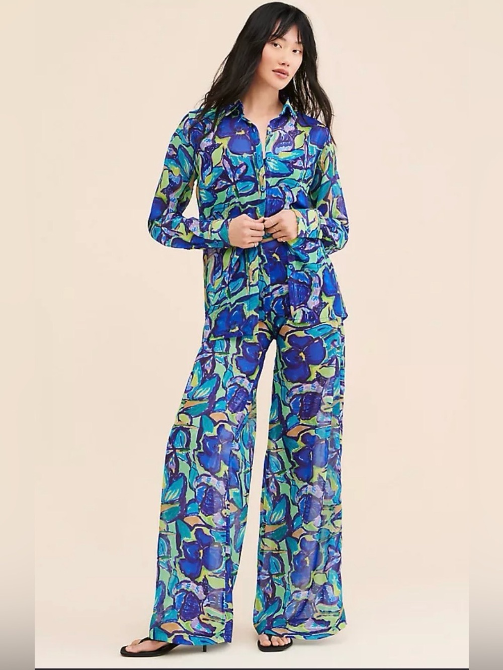 Rendoll Floral Palazzo Pants – Size 18/UK22